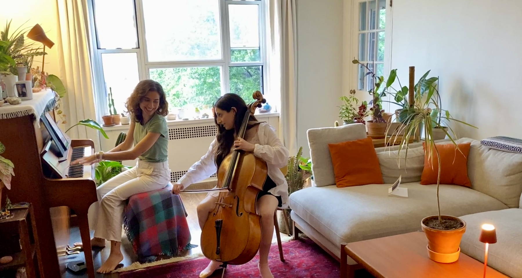 Afternoon of piano and cello music in Queens