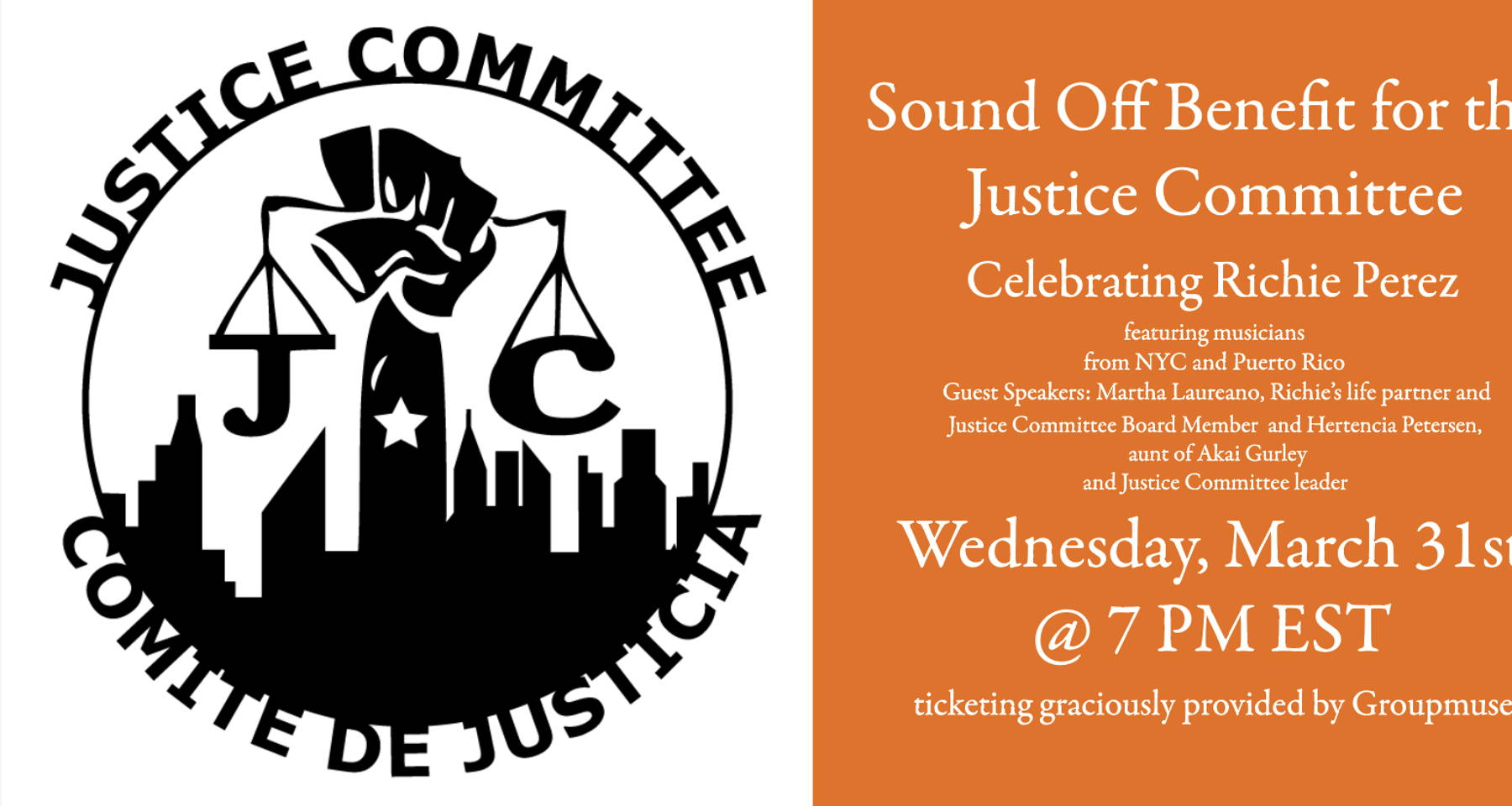 Sound Off x Justice Committee: Celebrating Richie Perez