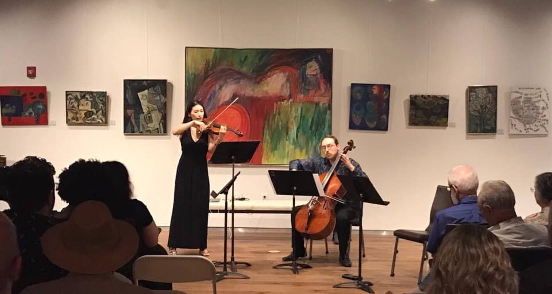 Capital String Duo performs music by Bach, Piazzolla and others
