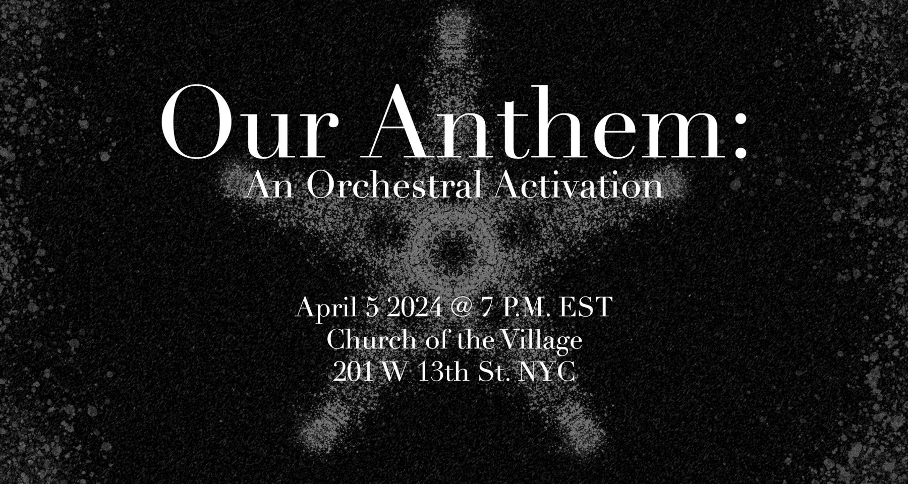 Sound Off: Music for Bail Presents “Our Anthem: An Orchestral Activation”