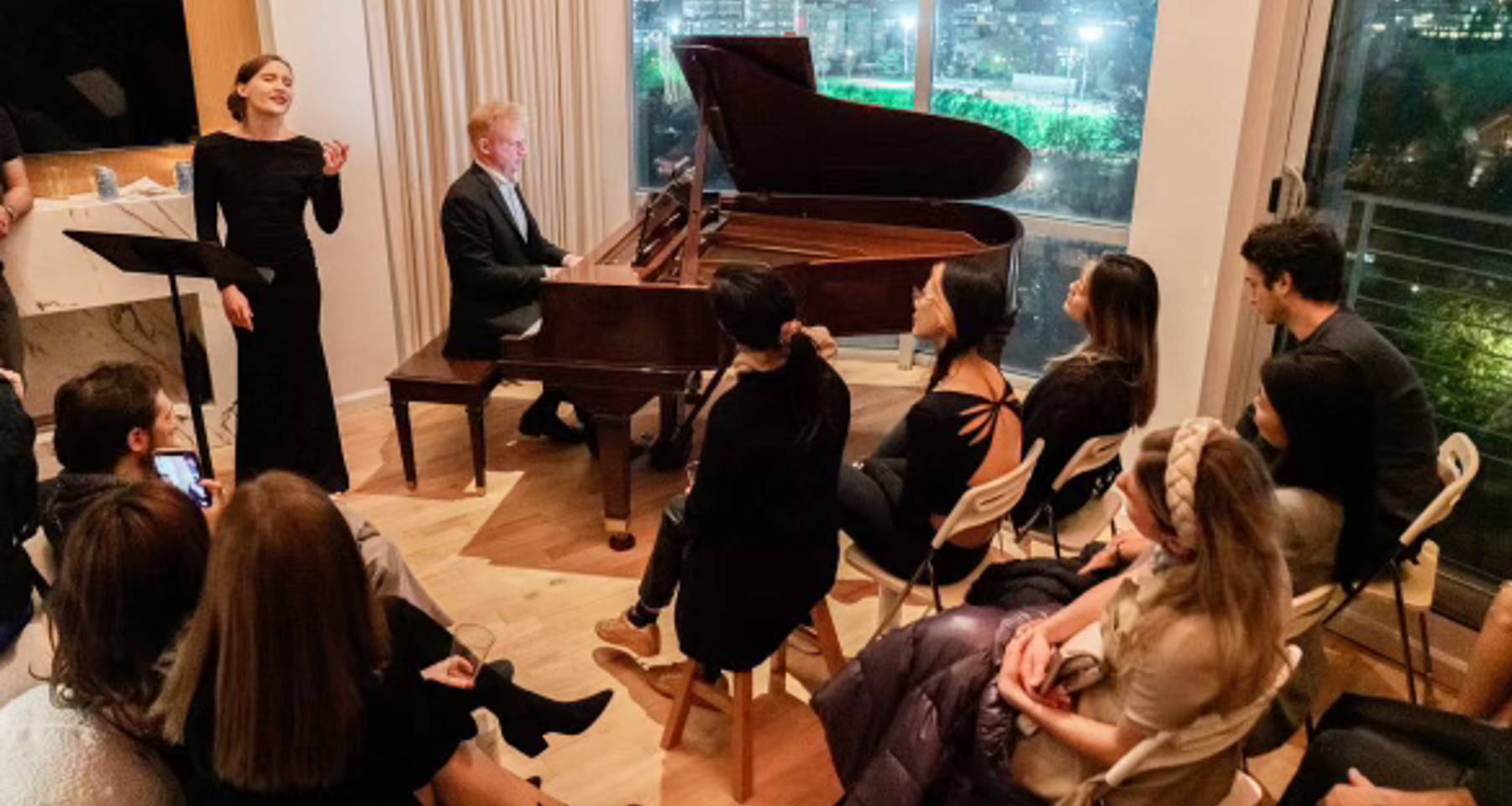 Spring Music Salon at a Williamsburg Penthouse