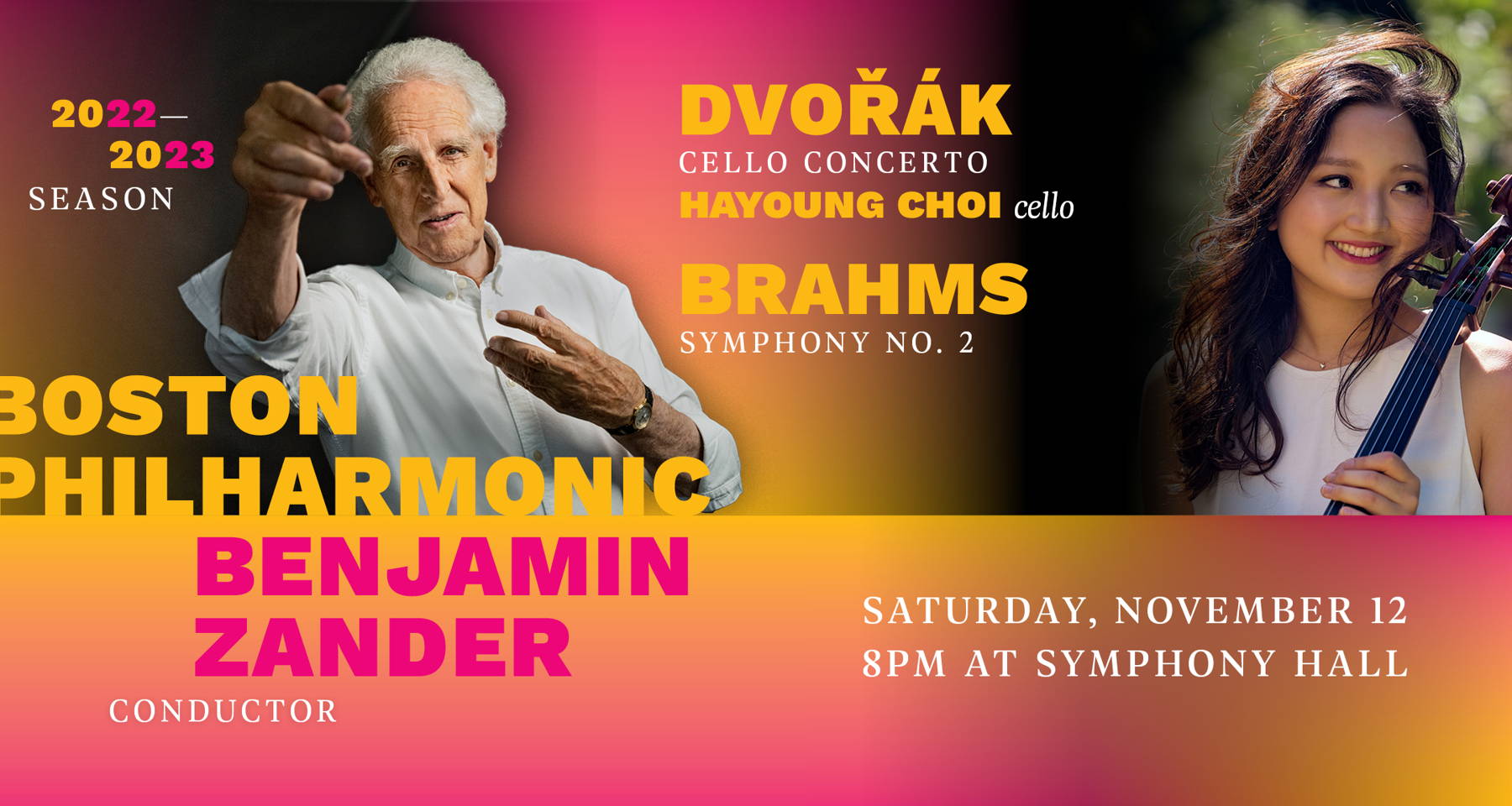 Boston Philharmonic presents: Dvorak and Brahms with award winning cellist Hayoung Choi!