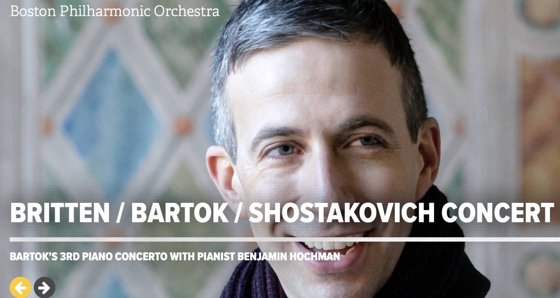 The Boston Philharmonic Presents: BRITTEN / BARTOK / SHOSTAKOVICH
