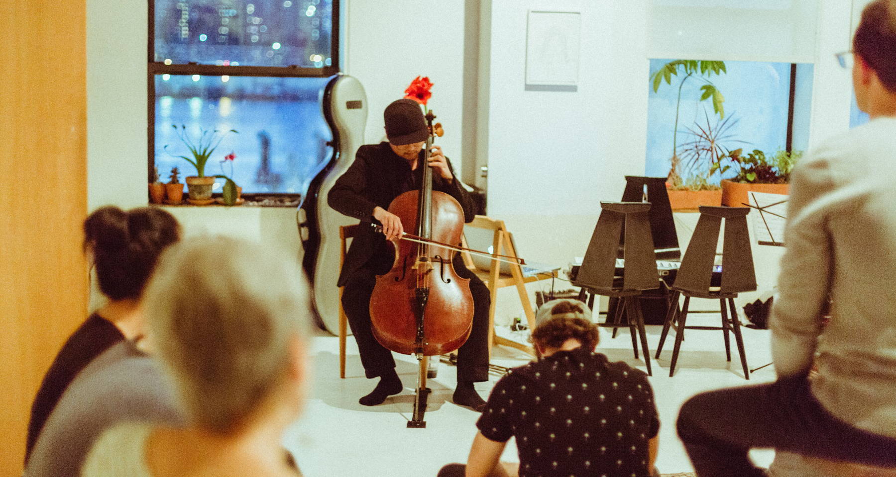 Cello Classics and Improvisation with Live Digital Painting