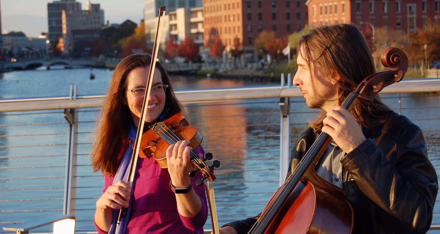 From Classical to Folk and Beyond: Peter on cello and EmmaLee on violin