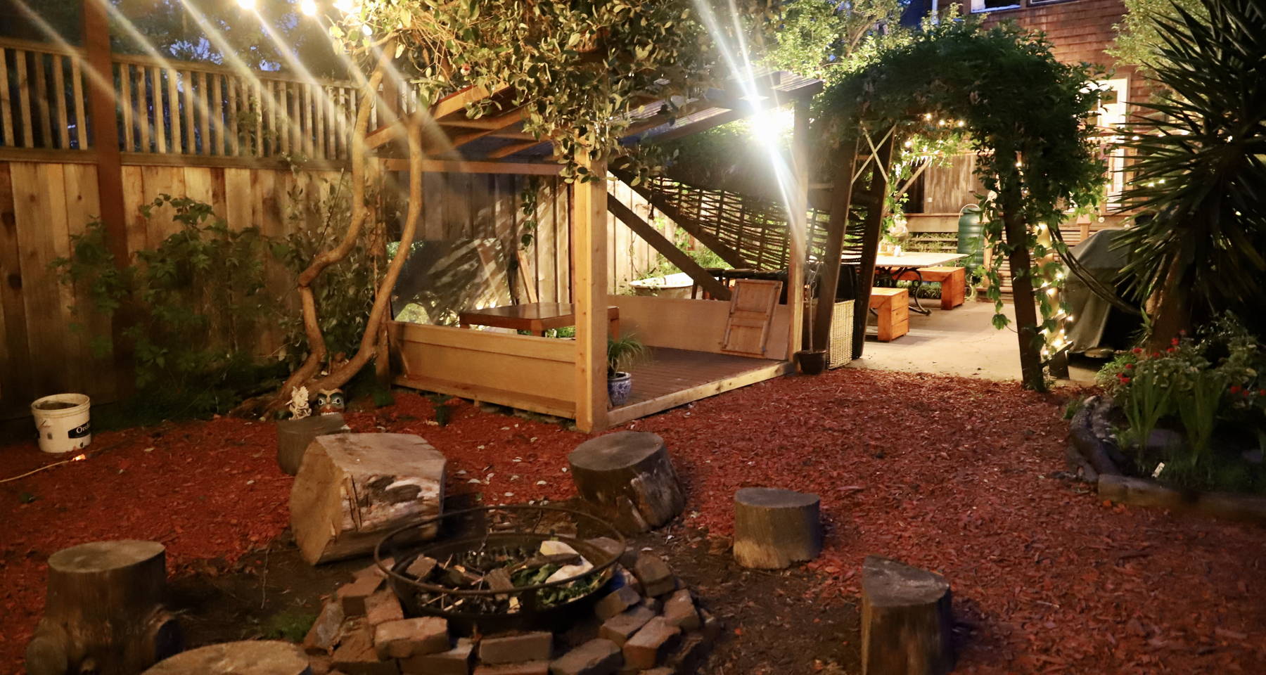 A Blissful Night in our Berkeley Backyard 