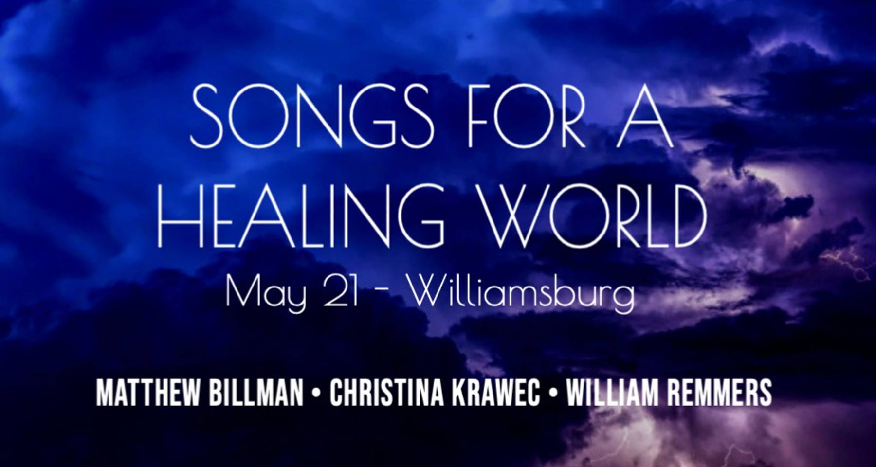 Songs for a Healing World: A Celebration of Live Music in the Greatest City on Earth!