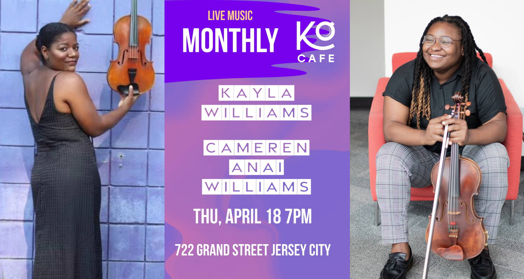 Kayla Williams at Kọ Cafe - Live Music Monthly
