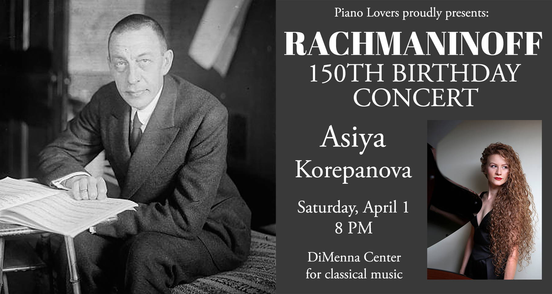 Rachmaninoff 150th Birthday Celebration: Asiya Korepanova, piano