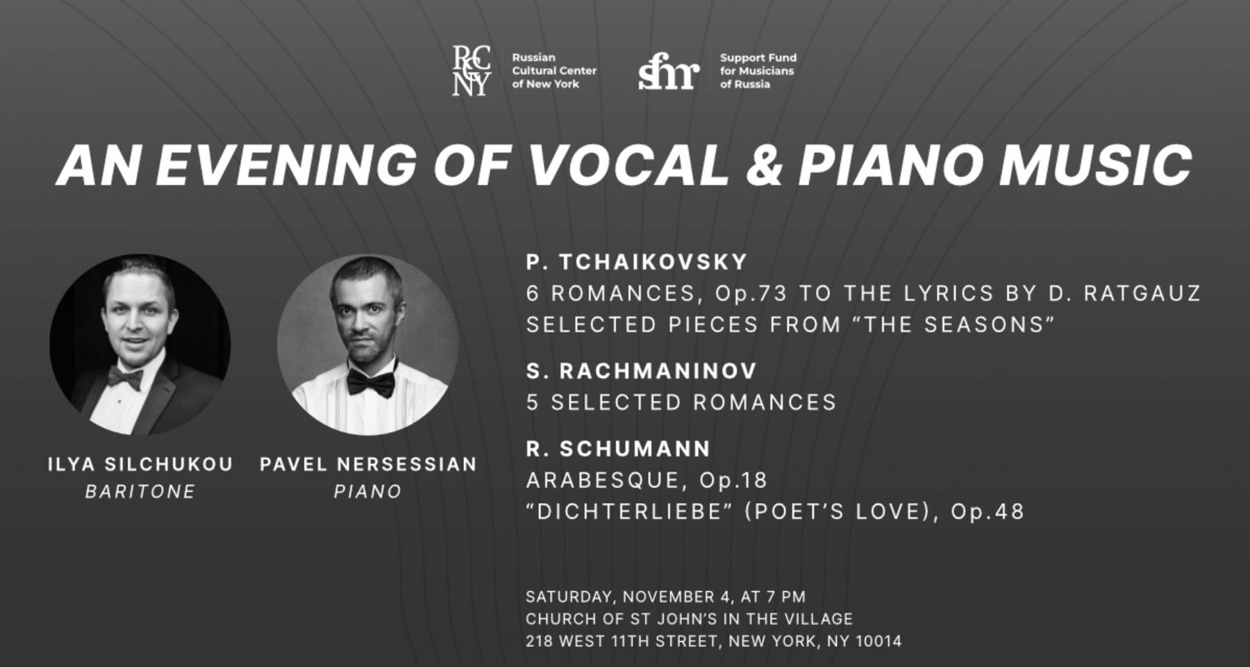SFMR Presents: Evening of vocal and piano music