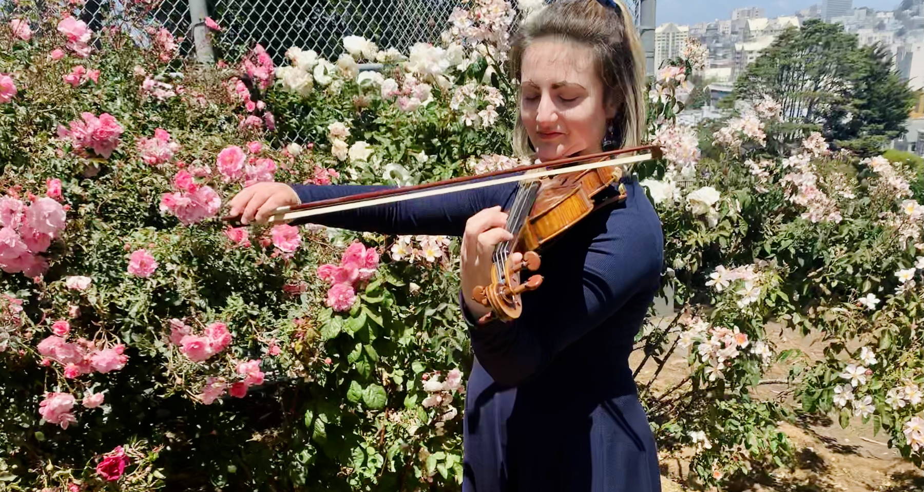 Easter European classical violin at the historic Polish Club in the Mission District