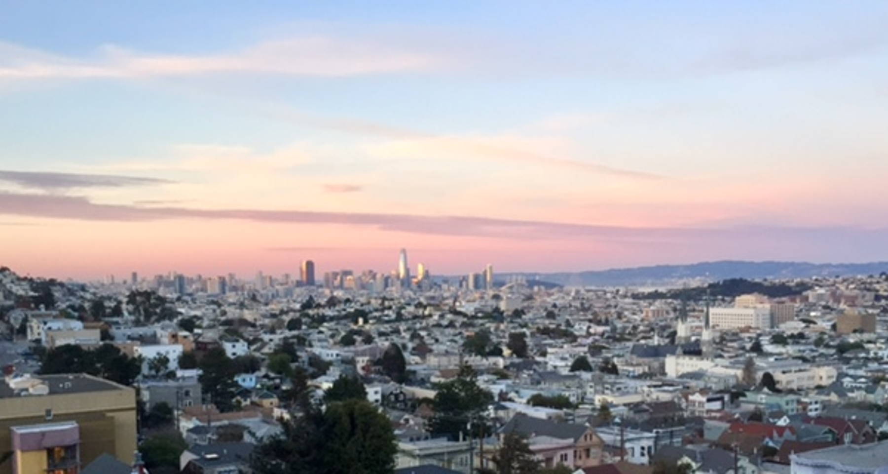 Watch the city lights glisten over San Francisco