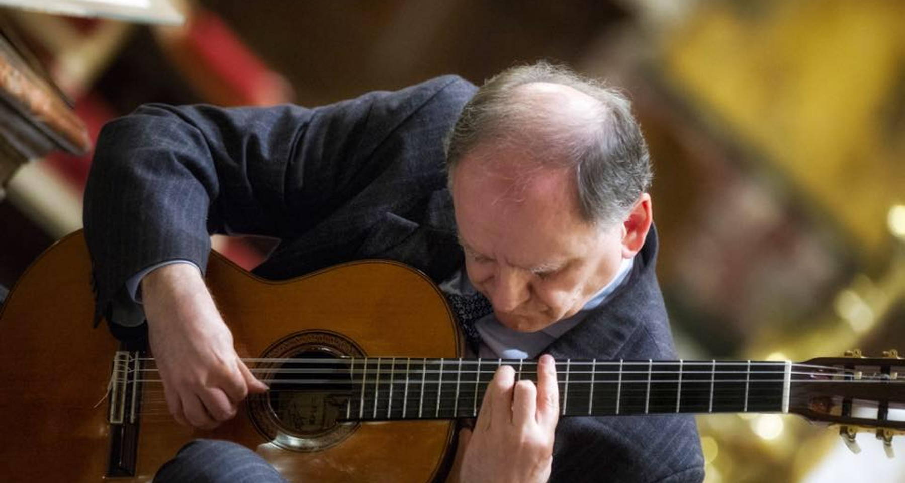 Guitarist Prof.Piero Bongauri, performs  Bach, Haendel, Sor, Tàrrega, and others